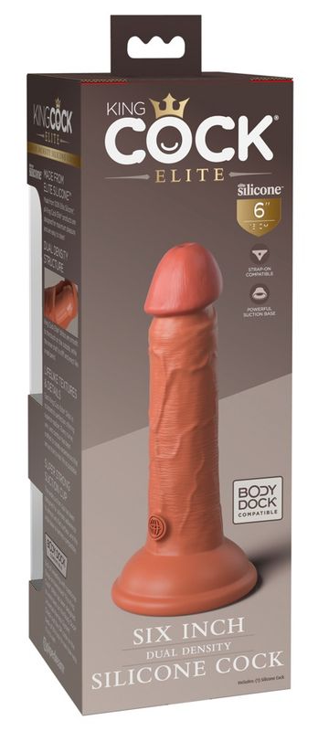 Pipedream King Cock Elite Dual Density Silikondildo 18 cm
