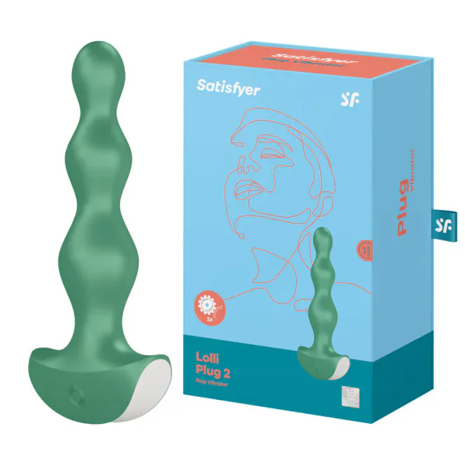 Hovedbilde Satisfyer Lolli Plug 2 analvibrator grønn