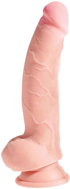 King Cock Plus Triple Density Dildo med Pung 24 cm